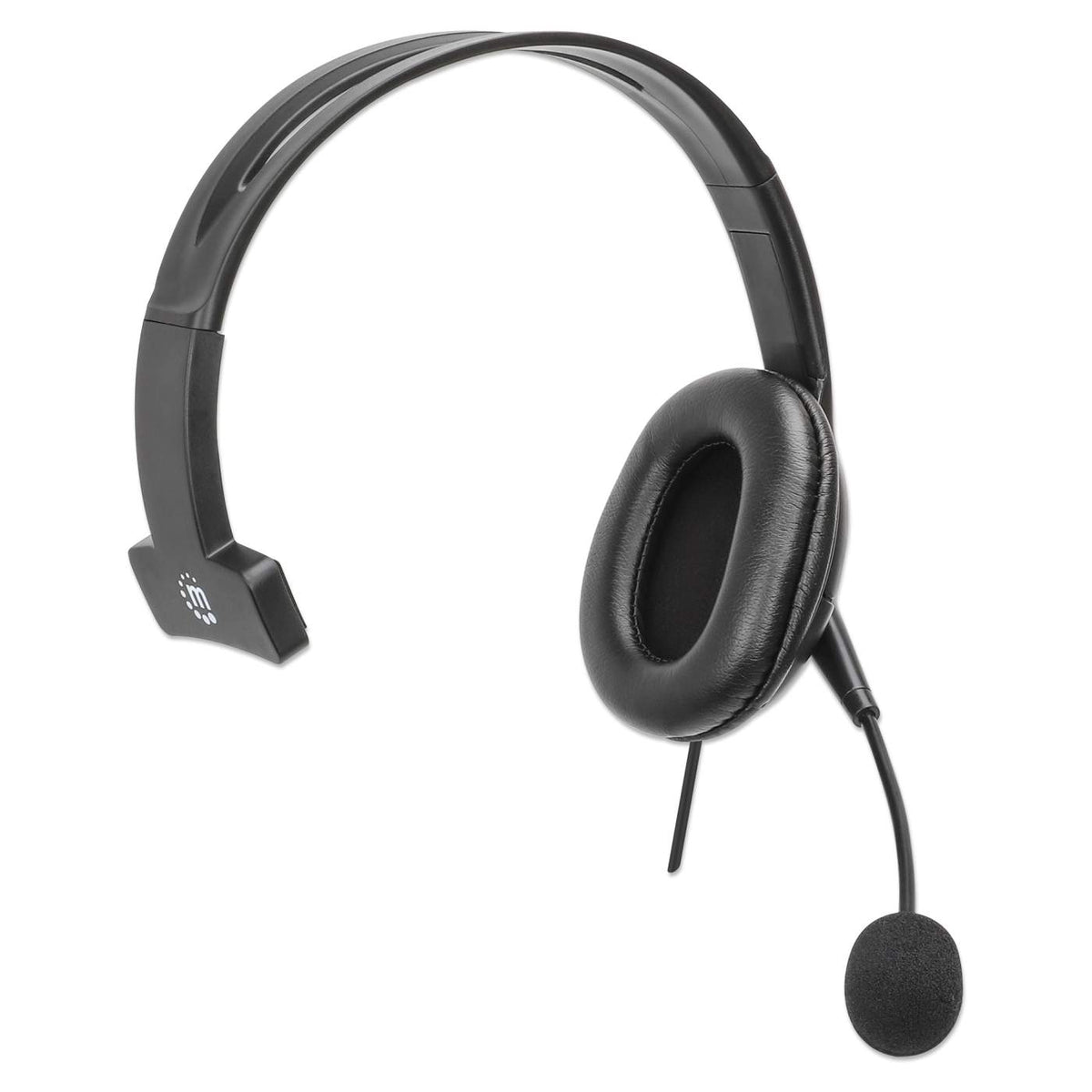 Mono USB-Headset mit beidseitig verwendbarem Mikrofon (180849)