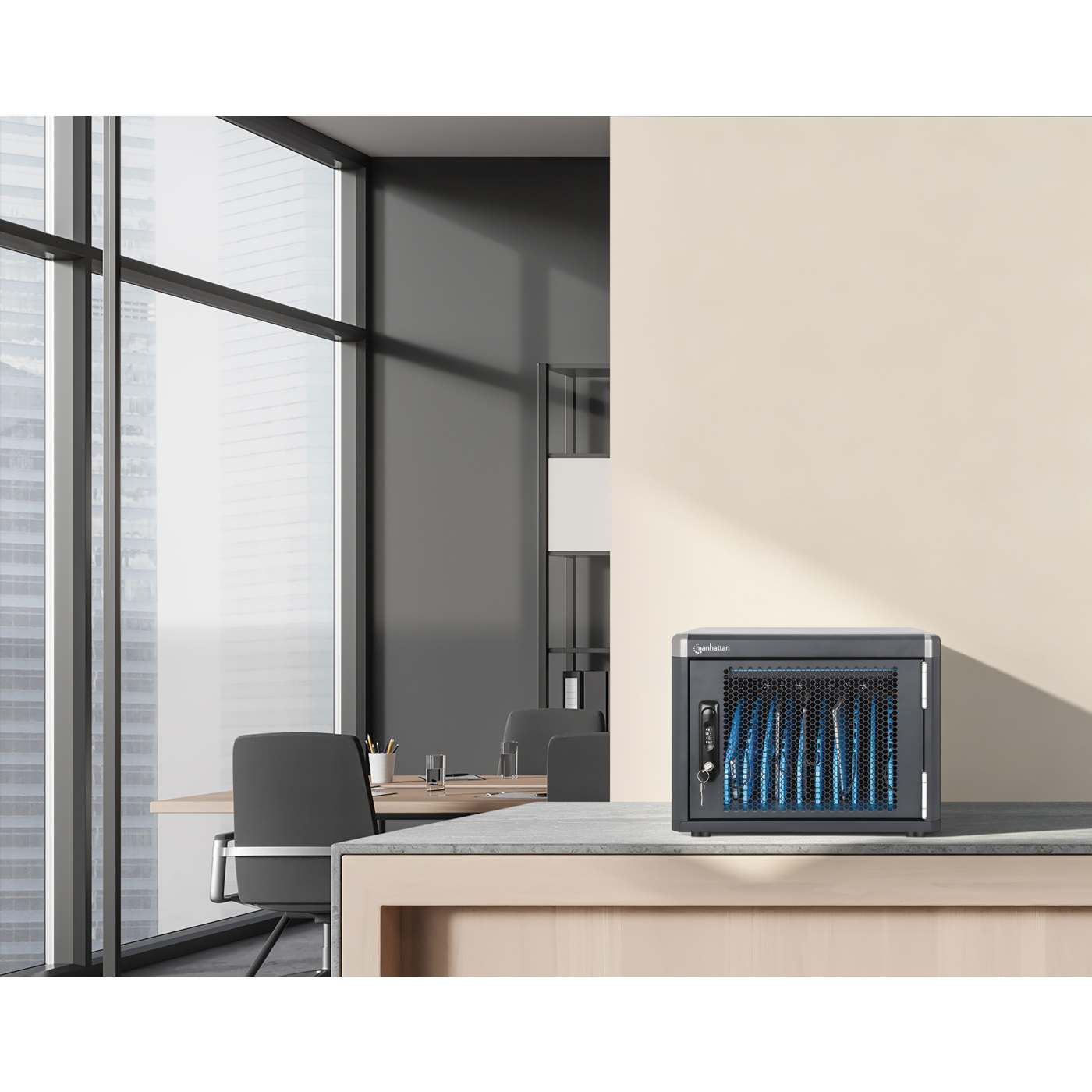 10-Port USB-C Desktop Ladeschrank - 30W pro Port Image 5