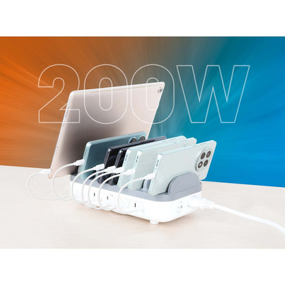 10-Port USB-C Power Delivery-Ladestation - 20W pro Port Image 7