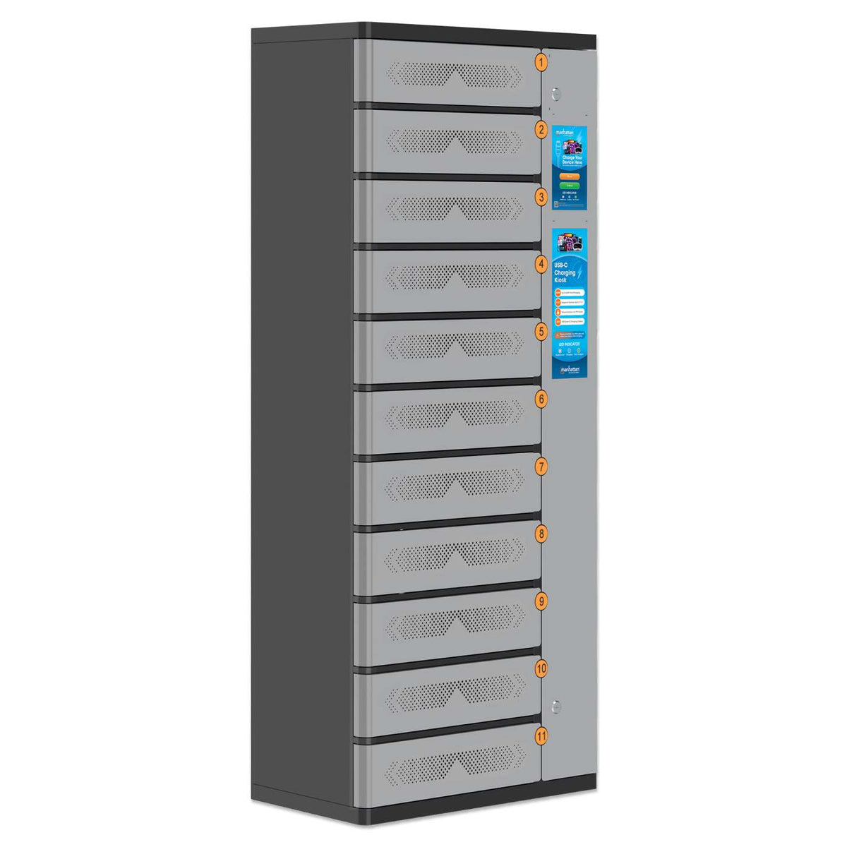 USB-C Ladeschrank mit 11 Schließfächern - 65W pro Port Image 4