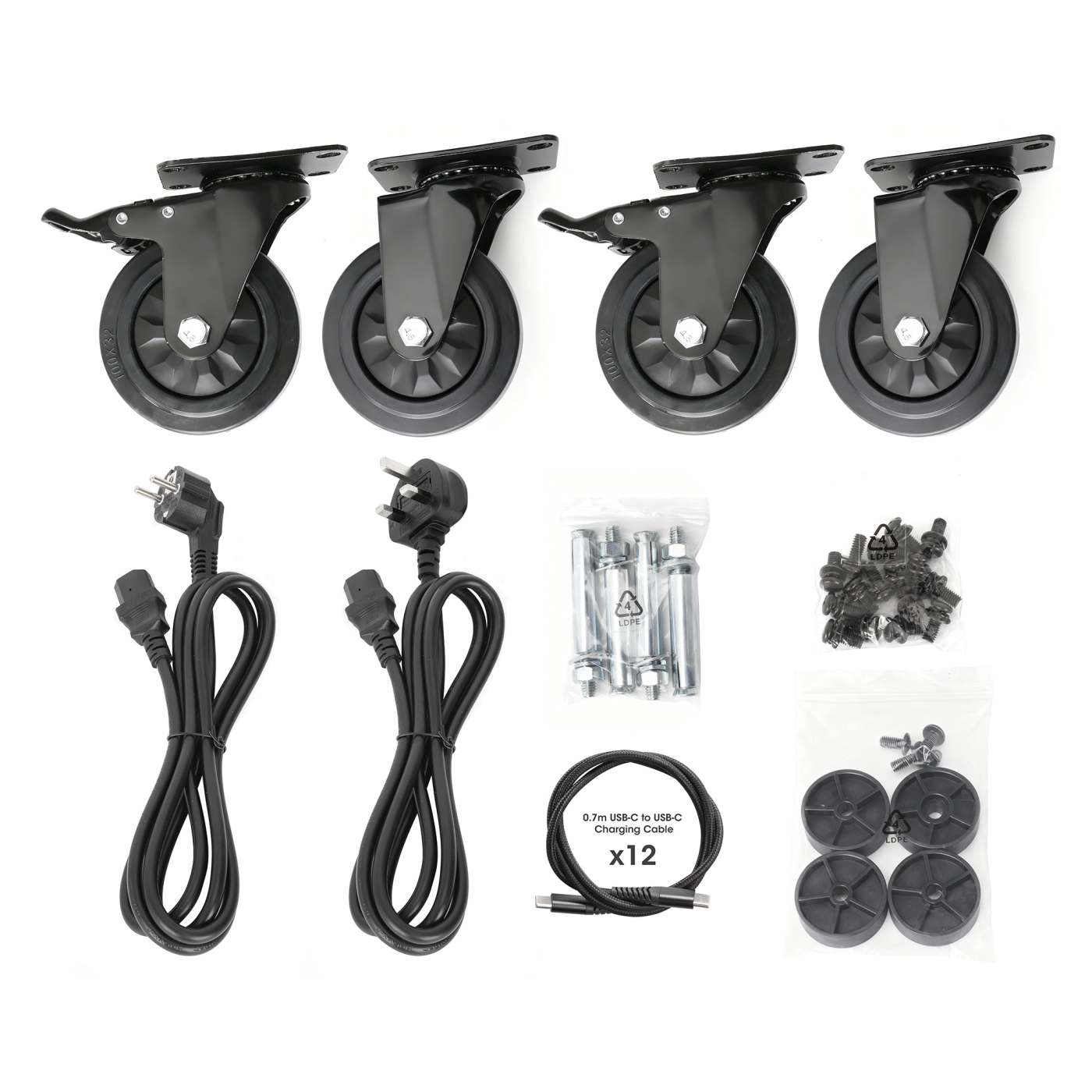 12-Port USB-C Desktop Ladeschrank 780 W Image 14