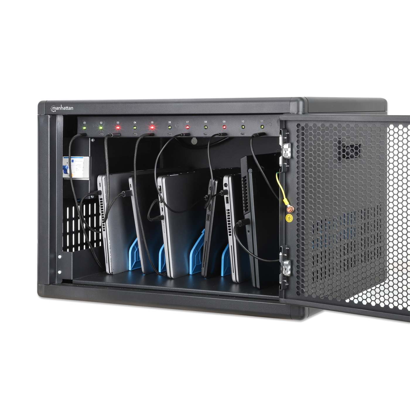 12-Port USB-C Desktop Ladeschrank 780 W Image 7