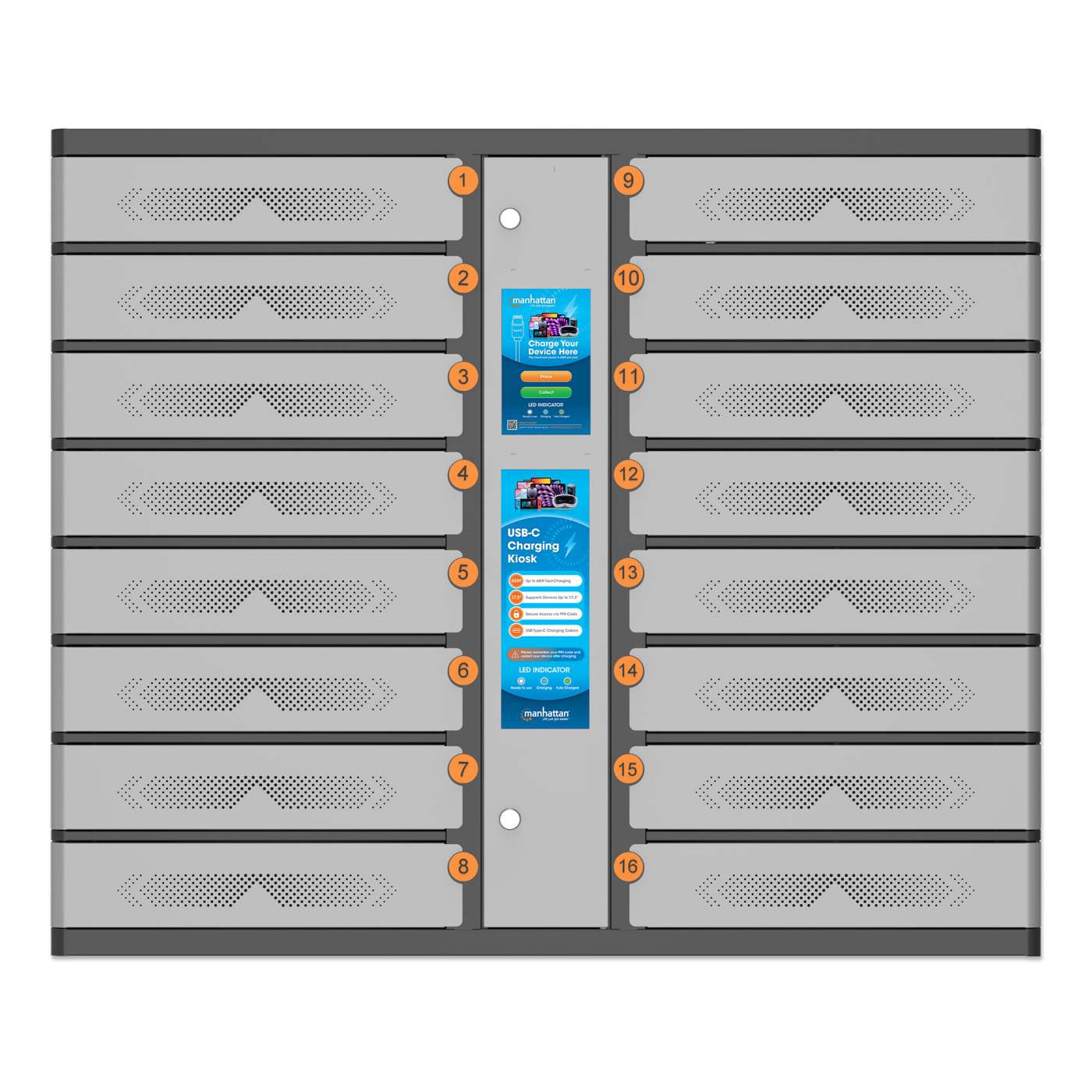 USB-C Ladeschrank mit 16 Schließfächern 850 W Image 5