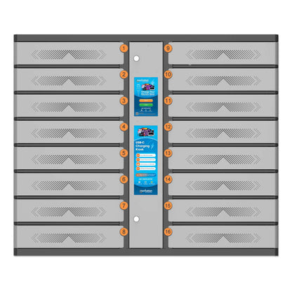 USB-C Ladeschrank mit 16 Schließfächern 850 W Image 5