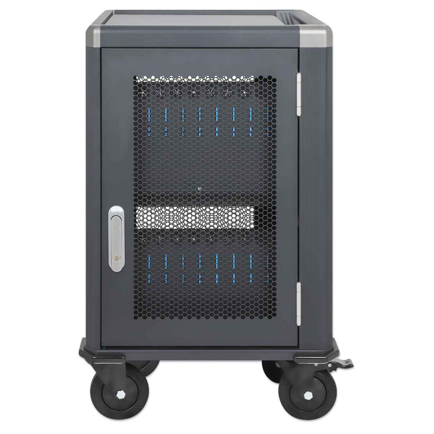 20-Port USB-C Ladeschrank auf Rollen - 30W pro Port Image 9