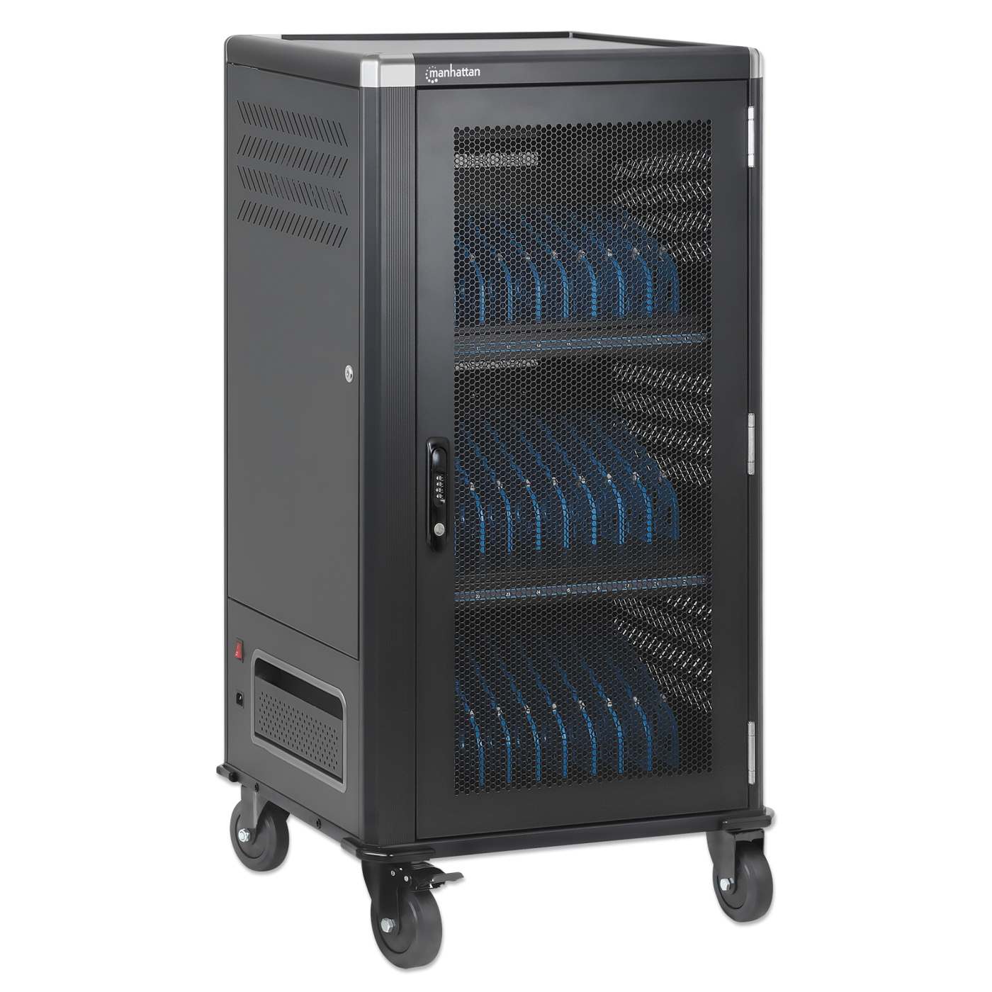 30-Port USB-C Ladeschrank auf Rollen 1920 W Image 4