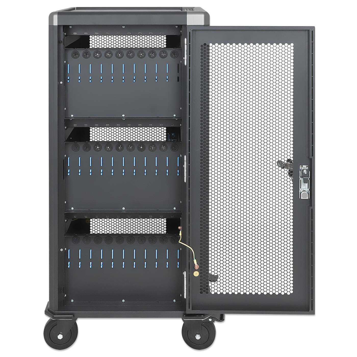 30-Port USB-C Ladeschrank auf Rollen - 30W pro Port Image 9