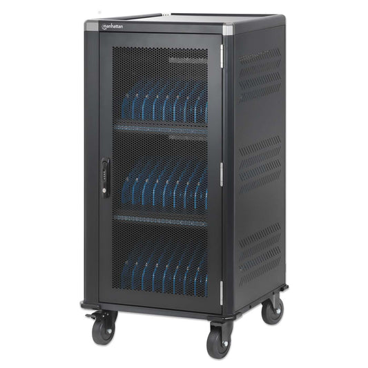 30-Port USB-C Ladeschrank auf Rollen - 65W pro Port Image 1