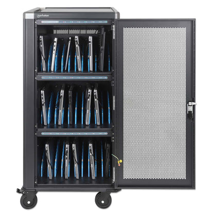 30-Port USB-C Ladeschrank auf Rollen - 65W pro Port Image 4