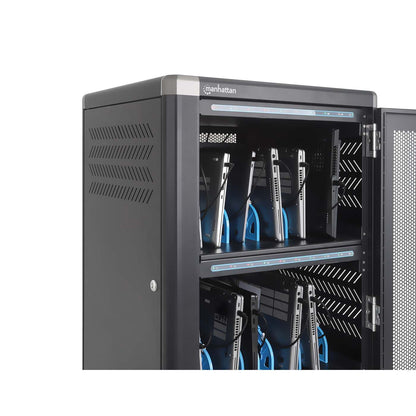 30-Port USB-C Ladeschrank auf Rollen - 65W pro Port Image 9