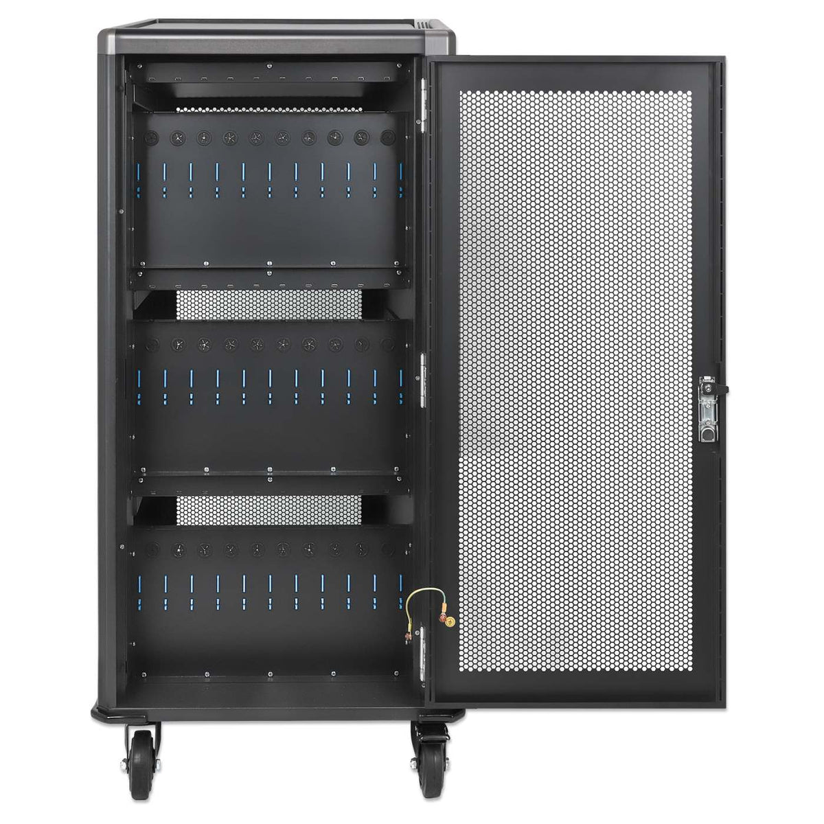 30-Port USB-C Ladeschrank auf Rollen - 65W pro Port Image 10