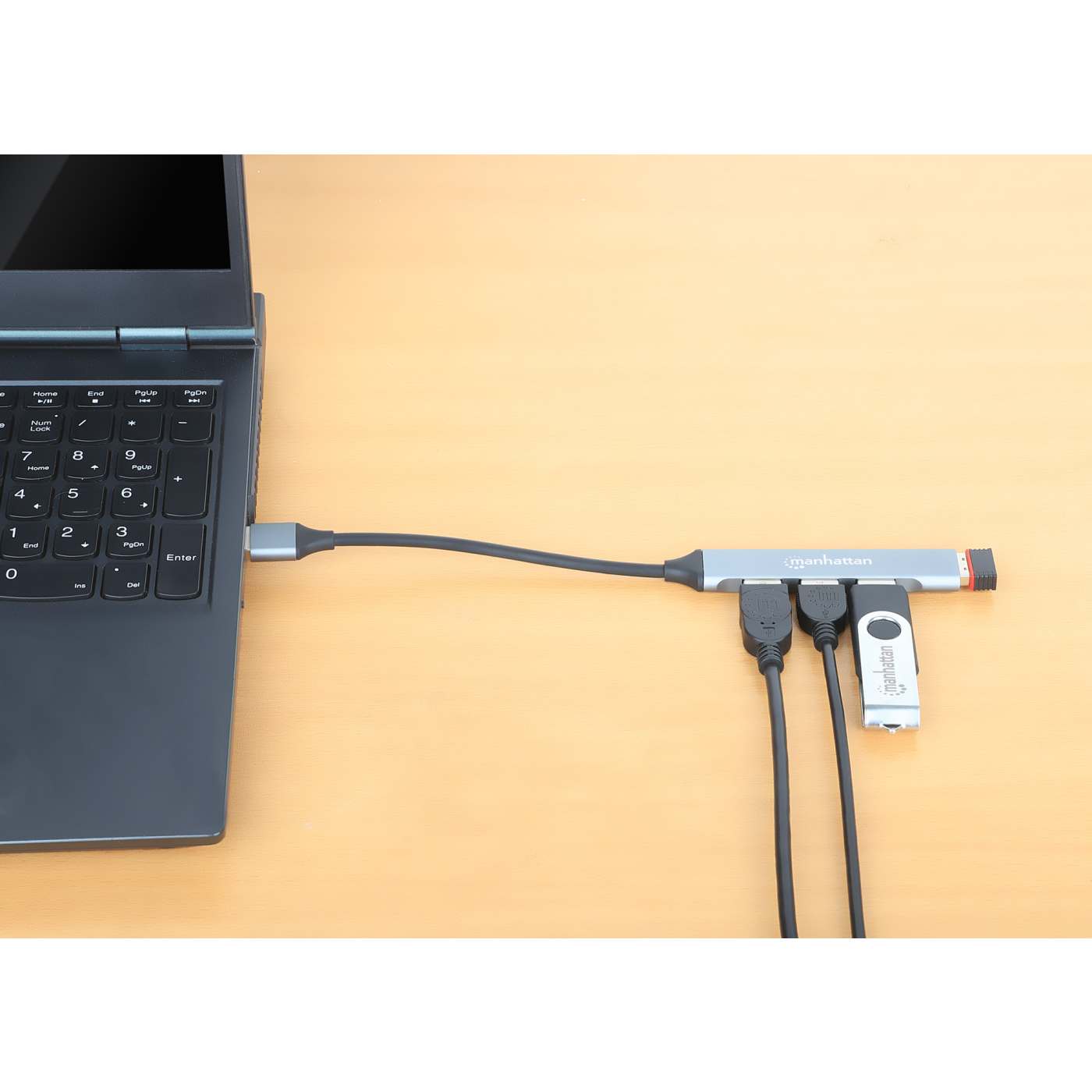 4-Port USB 3.0 / 2.0 Kombo-Hub Image 3
