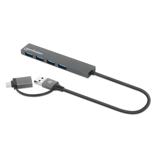 4-Port USB 3.0 Typ-C / Typ-A Kombo-Hub Image 1