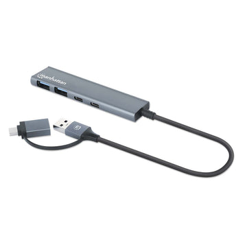 4-Port USB 3.0 Typ-C / Typ-A Kombo-Hub 2x2 Image 1