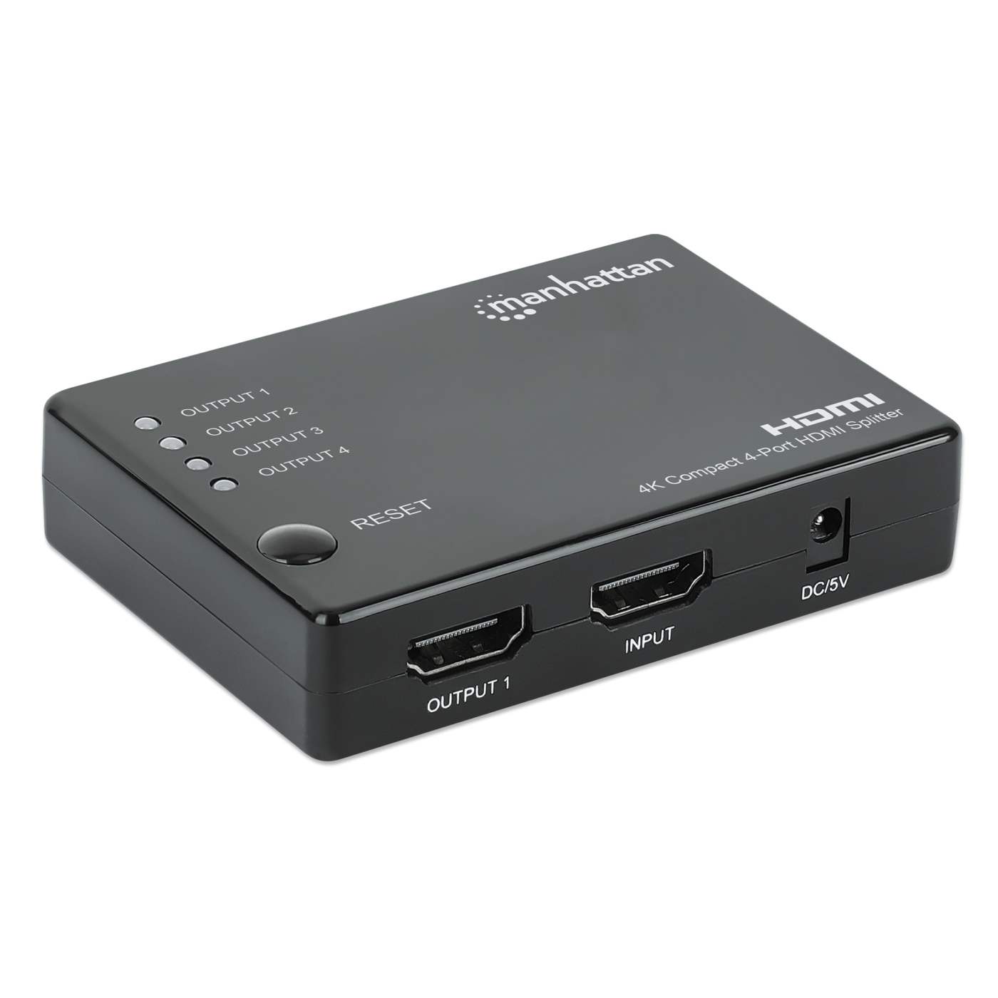 4K kompakter 4-Port HDMI-Splitter Image 3