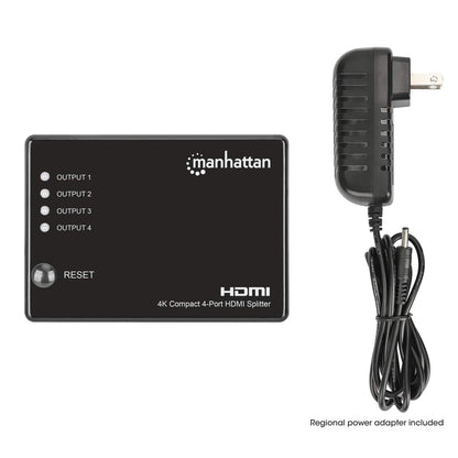 4K kompakter 4-Port HDMI-Splitter Image 8