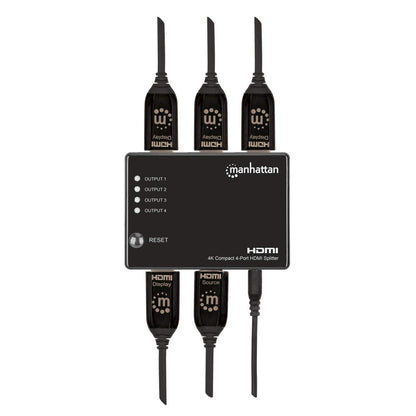 4K kompakter 4-Port HDMI-Splitter Image 9