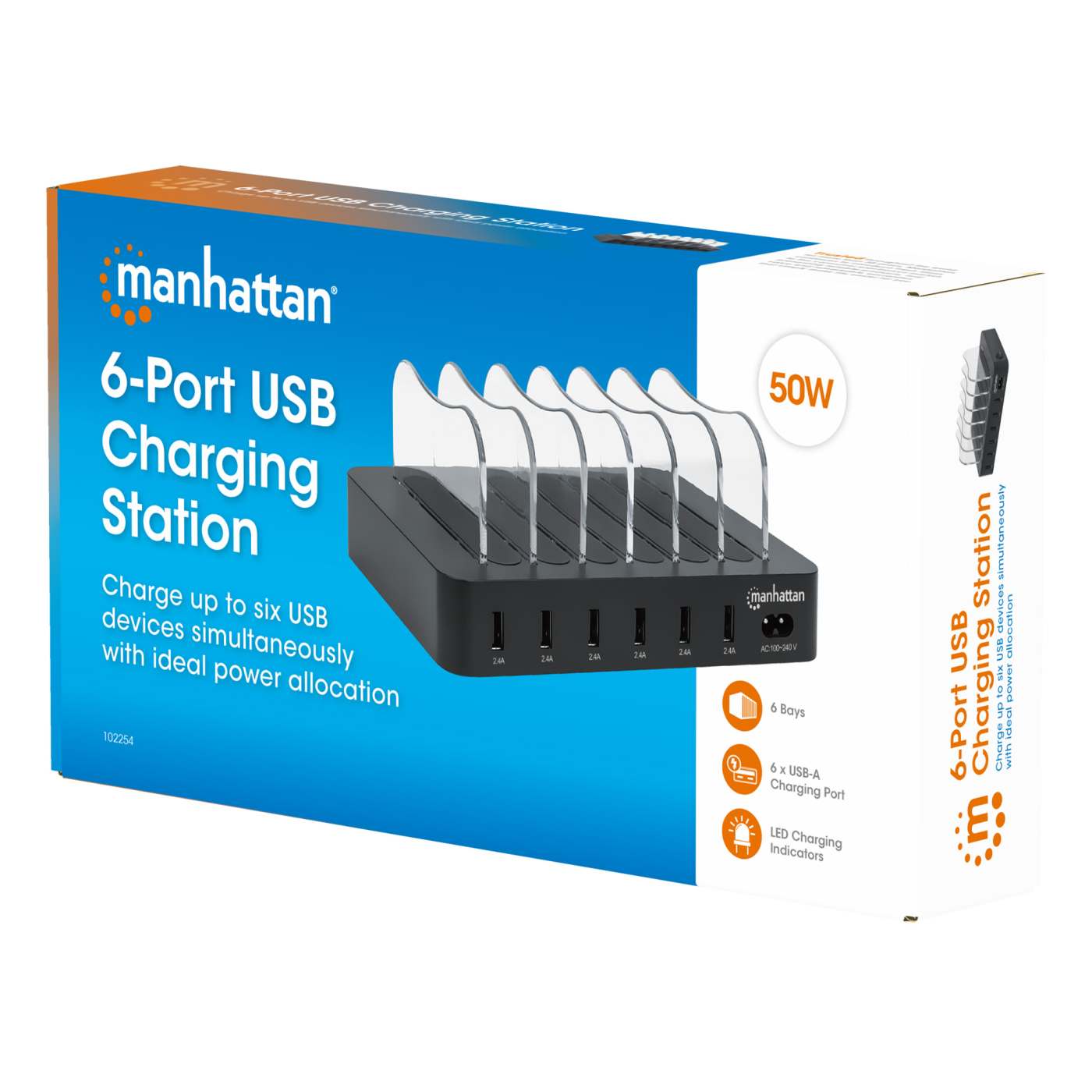 6-Port USB-Ladestation Packaging Image 2