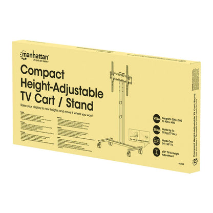 Kompakter TV-Ständer auf Rollen / Standfuß für 34 bis 55 Zoll, neigbar und höhenverstellbar Packaging Image 2