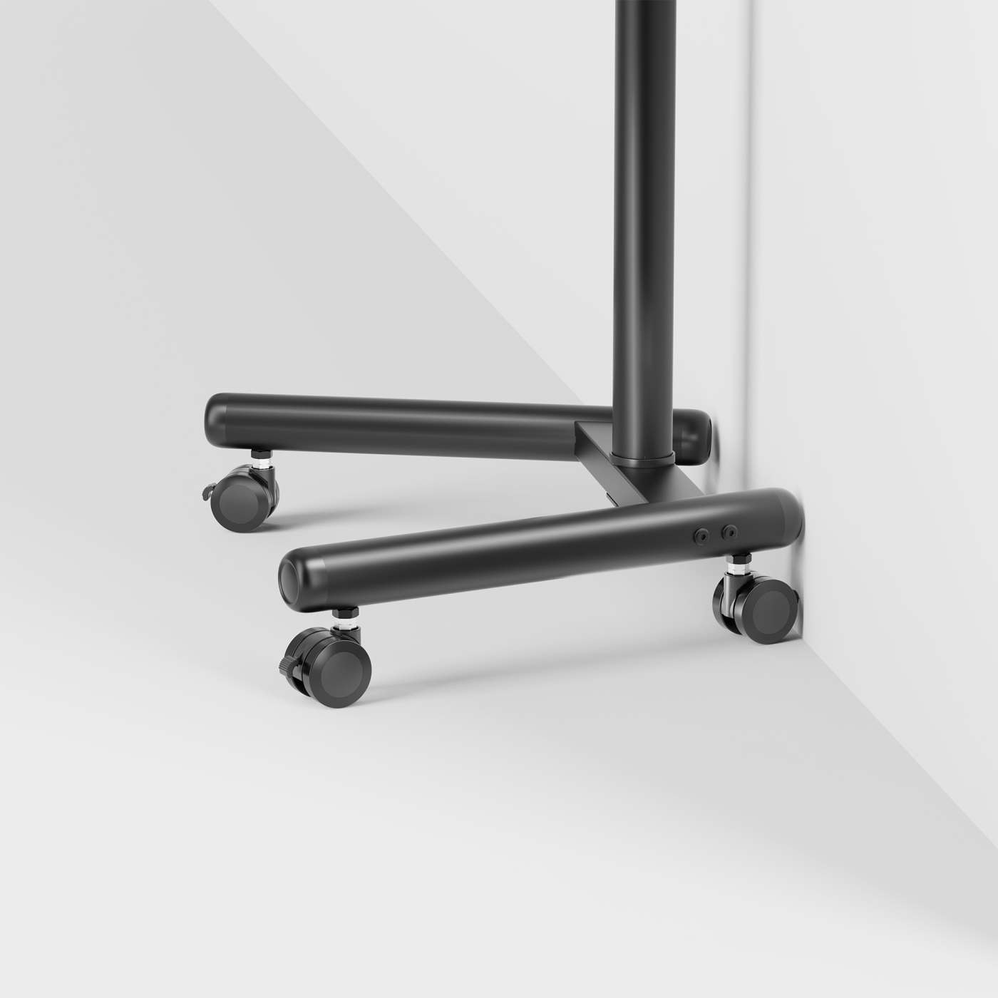 Kompakter TV-Ständer auf Rollen, Basic Line, höhenverstellbar, für 13" bis 50" Image 13