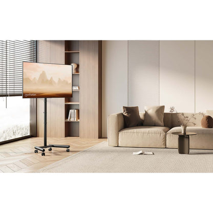 Kompakter TV- und Monitorständer auf Rollen für 13 bis 50 Zoll, neigbar und höhenverstellbar Image 3