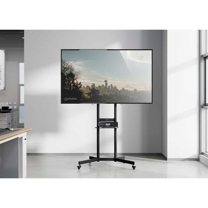 Multimedia TV-Ständer auf Rollen für 37 bis 70 Zoll, neigbar und höhenverstellbar Image 7