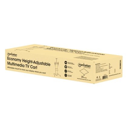 Multimedia TV-Ständer auf Rollen für 37 bis 70 Zoll, neigbar und höhenverstellbar Packaging Image 2