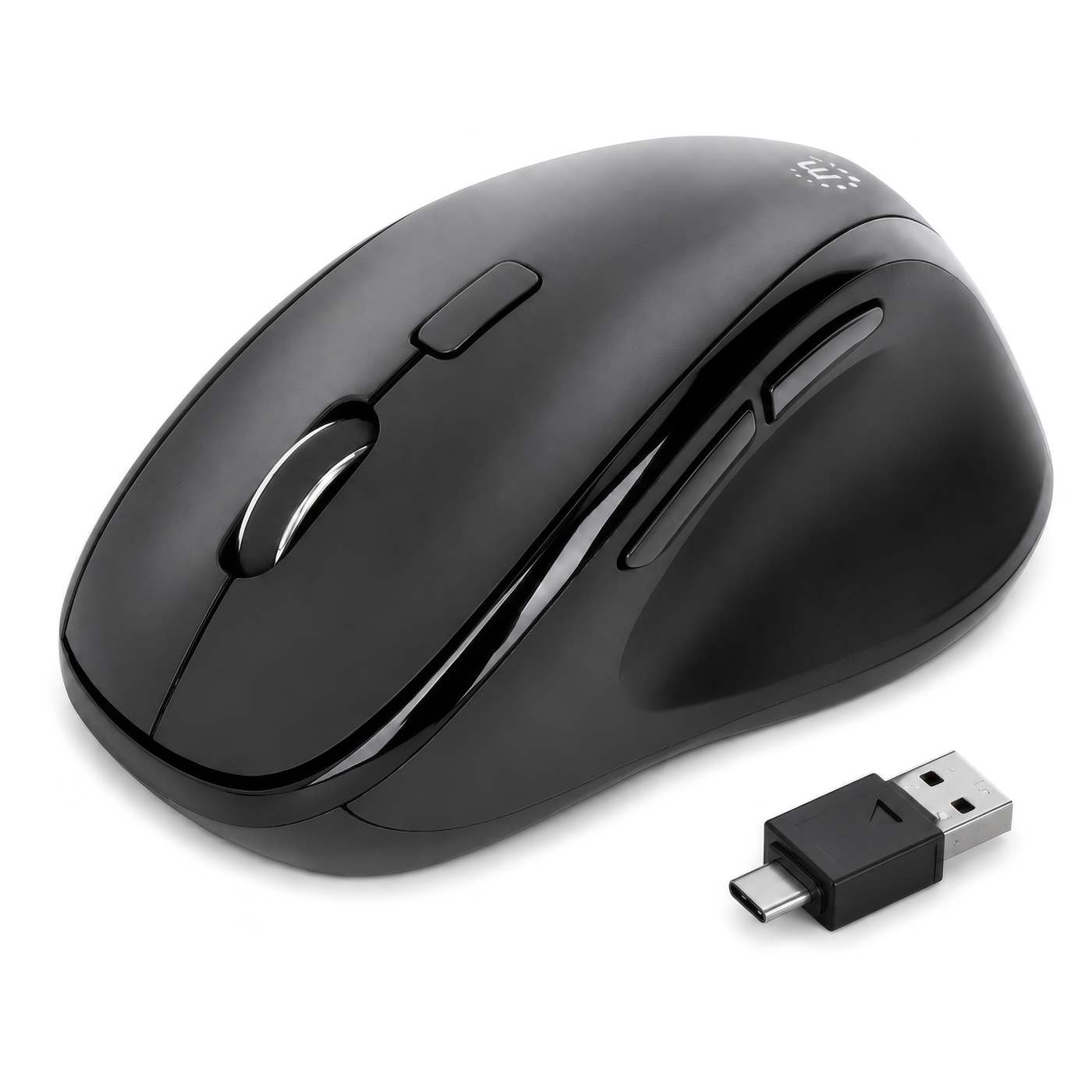 Ergonomische Kabellose Maus mit 2-in-1 USB-Empfänger Image 5