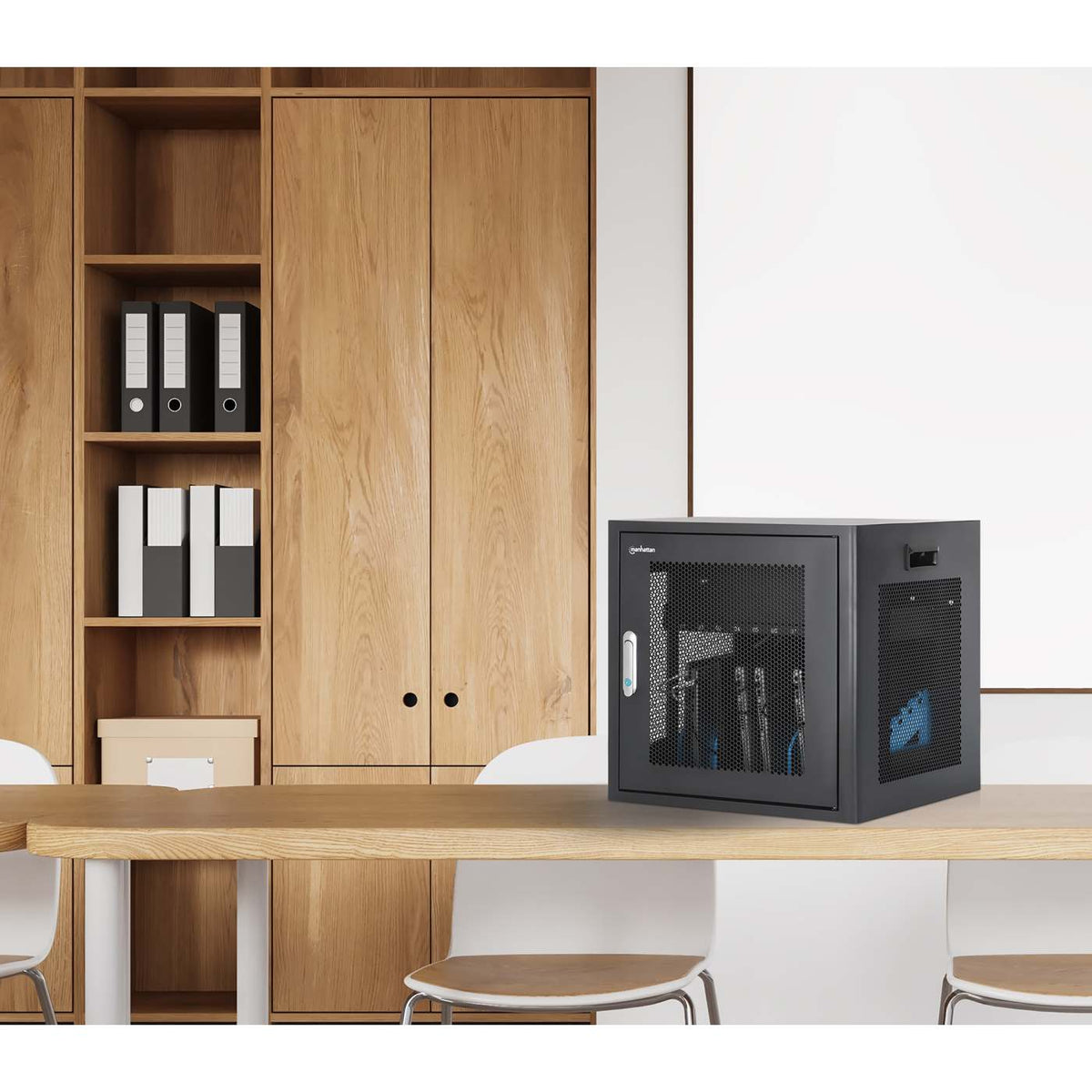 Desktop-Ladeschrank mit 10 Steckdosen Image 3