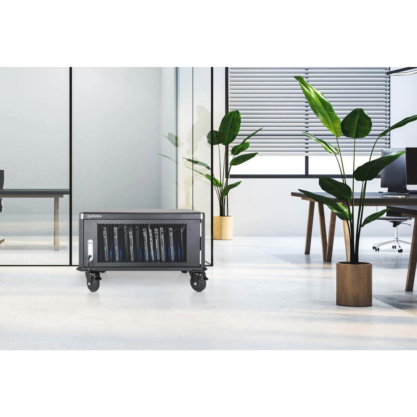 Ladeschrank auf Rollen mit 20 Steckdosen Image 4