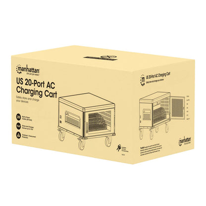 Ladeschrank auf Rollen mit 20 Steckdosen Packaging Image 2