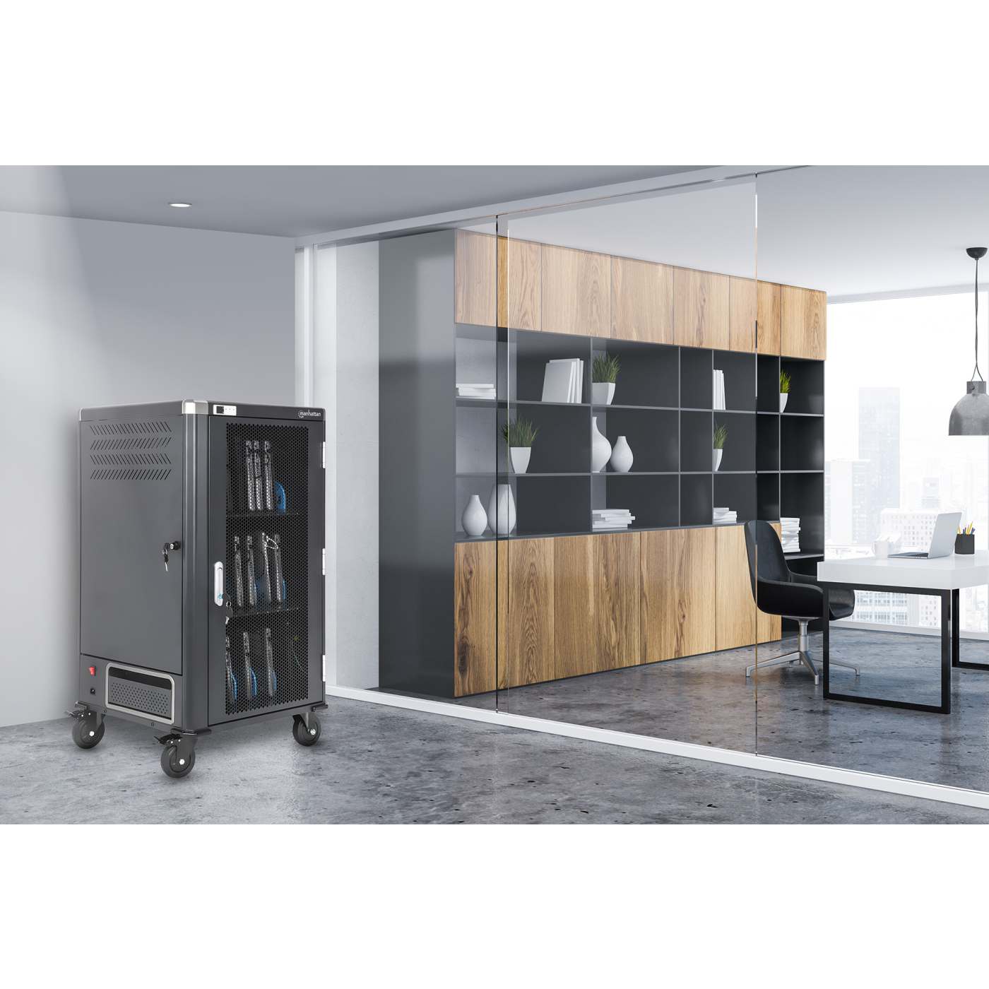 Ladeschrank auf Rollen mit 30 Steckdosen Image 2