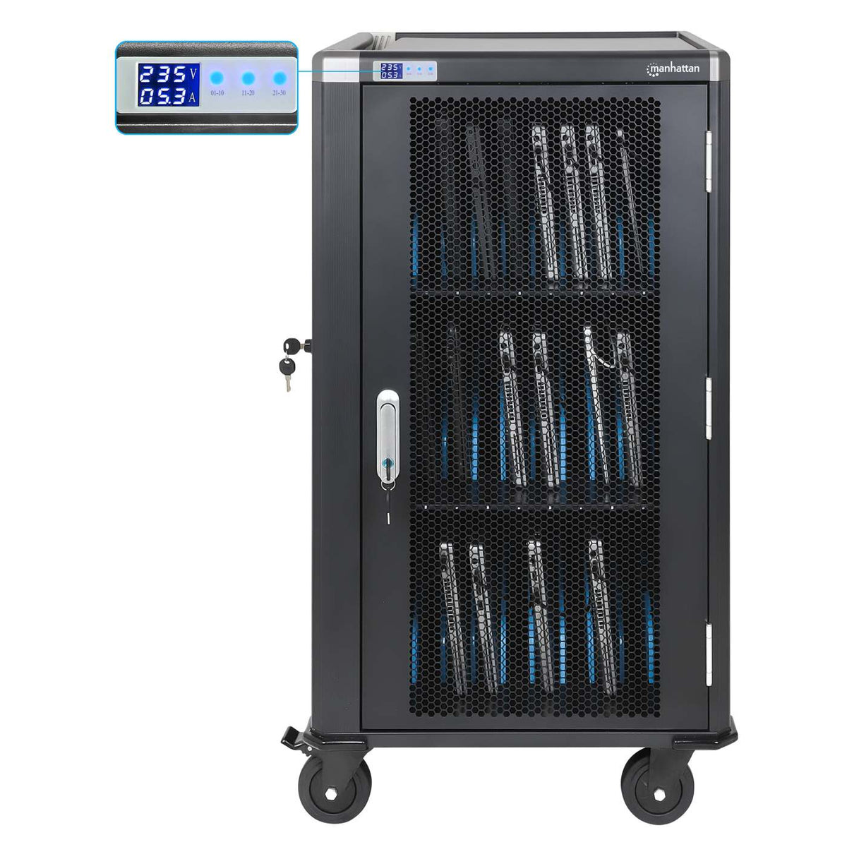 Ladeschrank auf Rollen mit 30 Steckdosen Image 9
