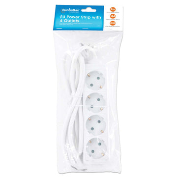 4-fach Steckdosenleiste, Schutzkontakt Packaging Image 2