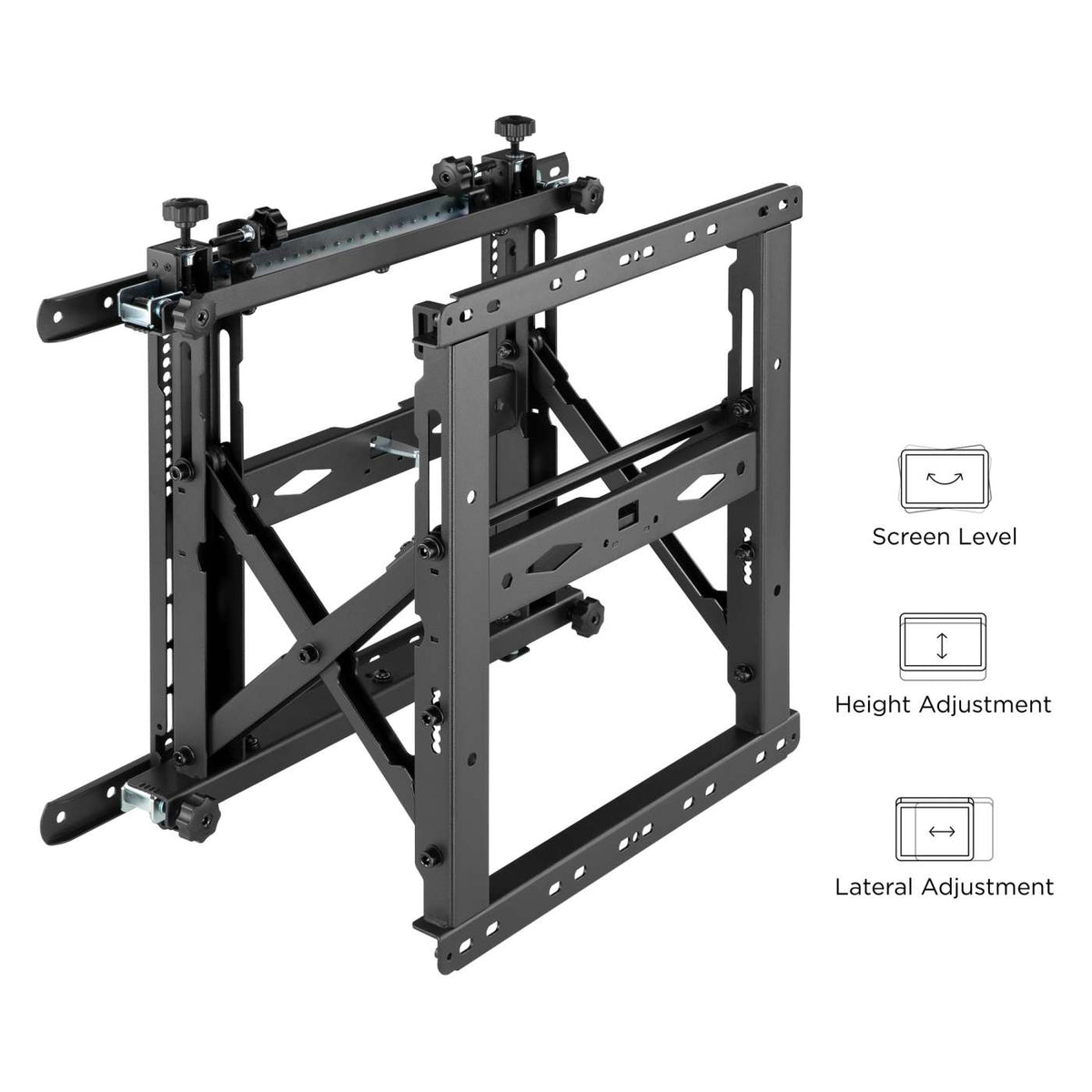 Videowand-Halterung, vollbeweglich und ausziehbar, für 45 bis 70 Zoll Image 11