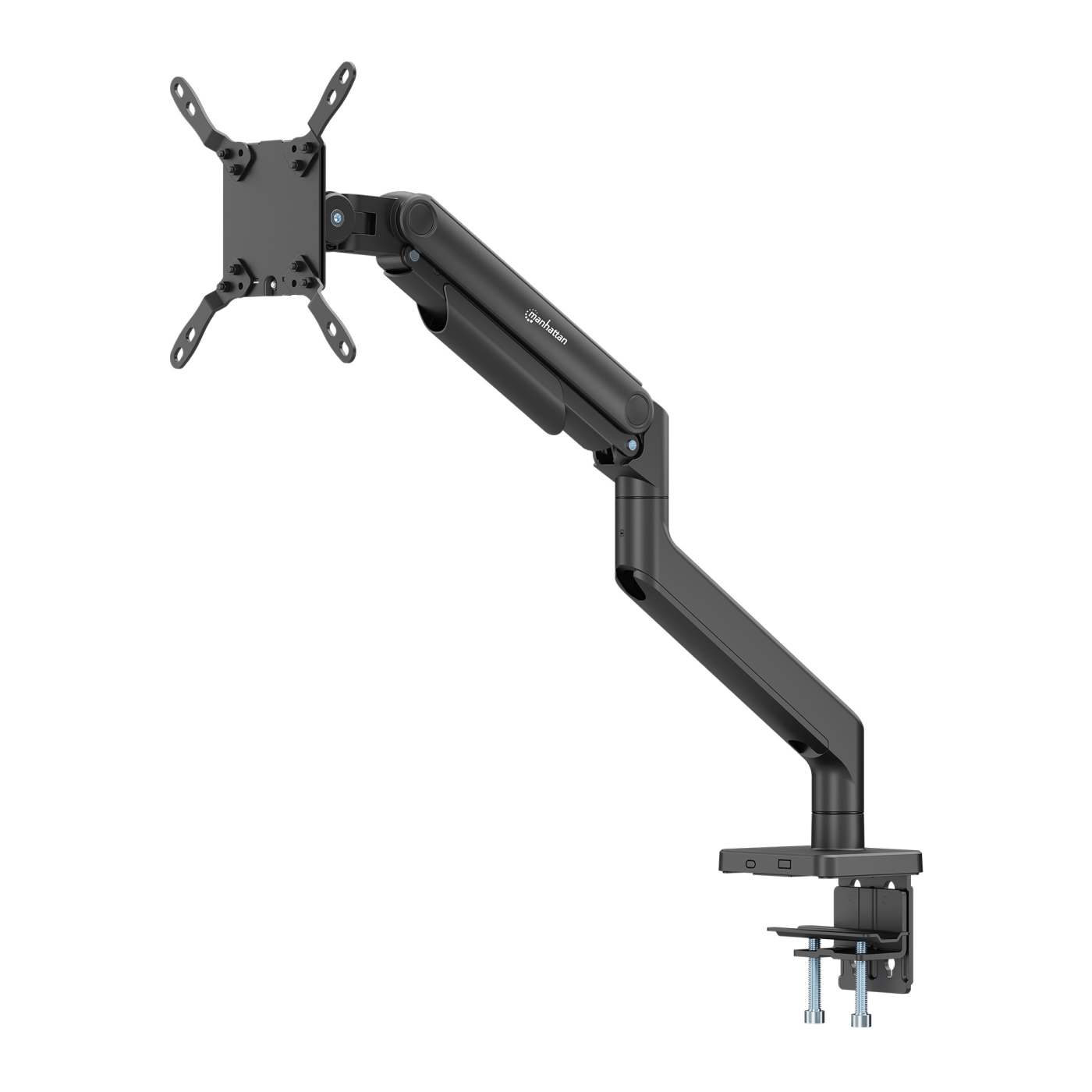 Tischhalterung mit mechanischer Feder und besonders hoher Traglast für einen Monitor, Aluminium Image 1