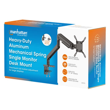 Tischhalterung mit mechanischer Feder und besonders hoher Traglast für einen Monitor, Aluminium Packaging Image 2