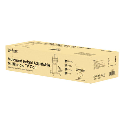 Motorisierter Multimedia TV-Ständer auf Rollen für 55 bis 100 Zoll, elektrisch höhenverstellbar Packaging Image 2