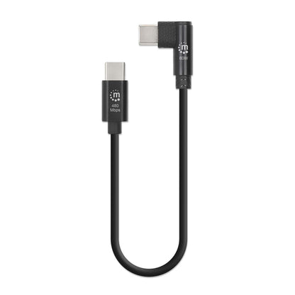 Kurzes USB-C-Ladekabel 60 W, 20 cm, 5er-Pack Image 2