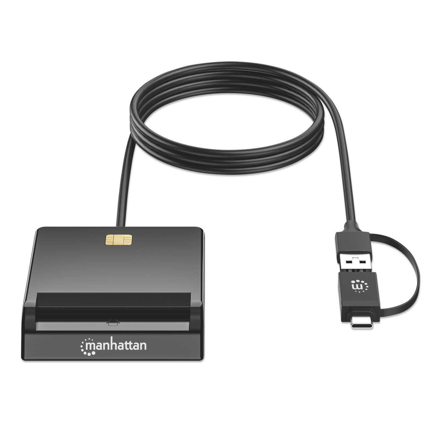 Chipkartenleser/ Smartcard-Lesegerät mit USB-C / USB-A Kombo-Stecker Image 6