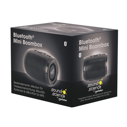 Sound Science Bluetooth® Mini-Boombox Packaging Image 2