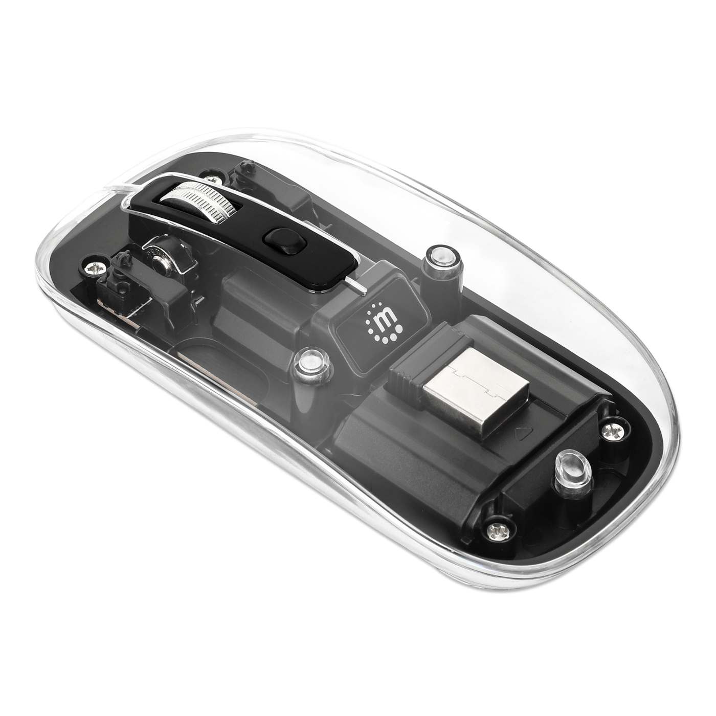 Transparente Wiederaufladbare Kabellose USB-Maus Image 6