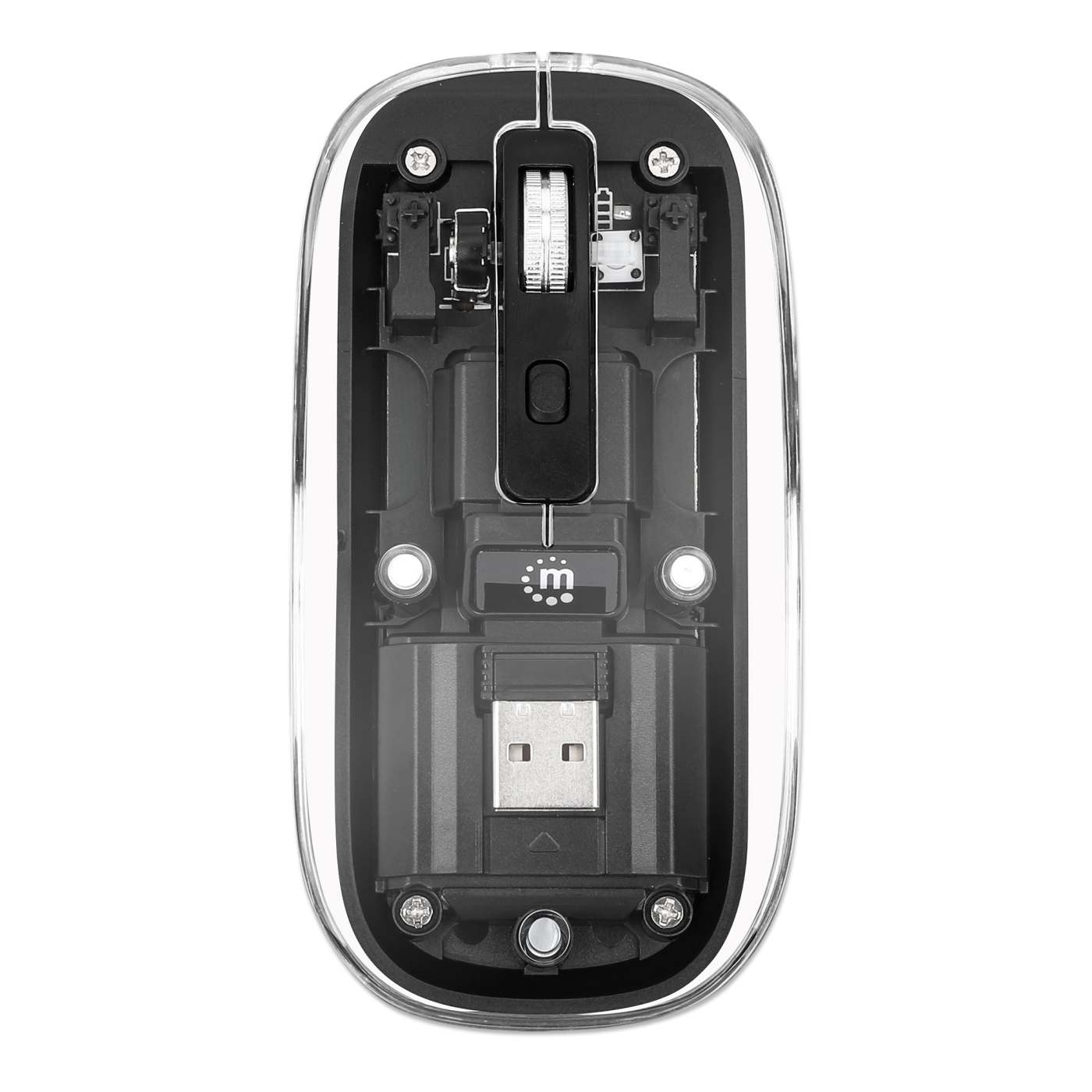 Transparente Wiederaufladbare Kabellose USB-Maus Image 9