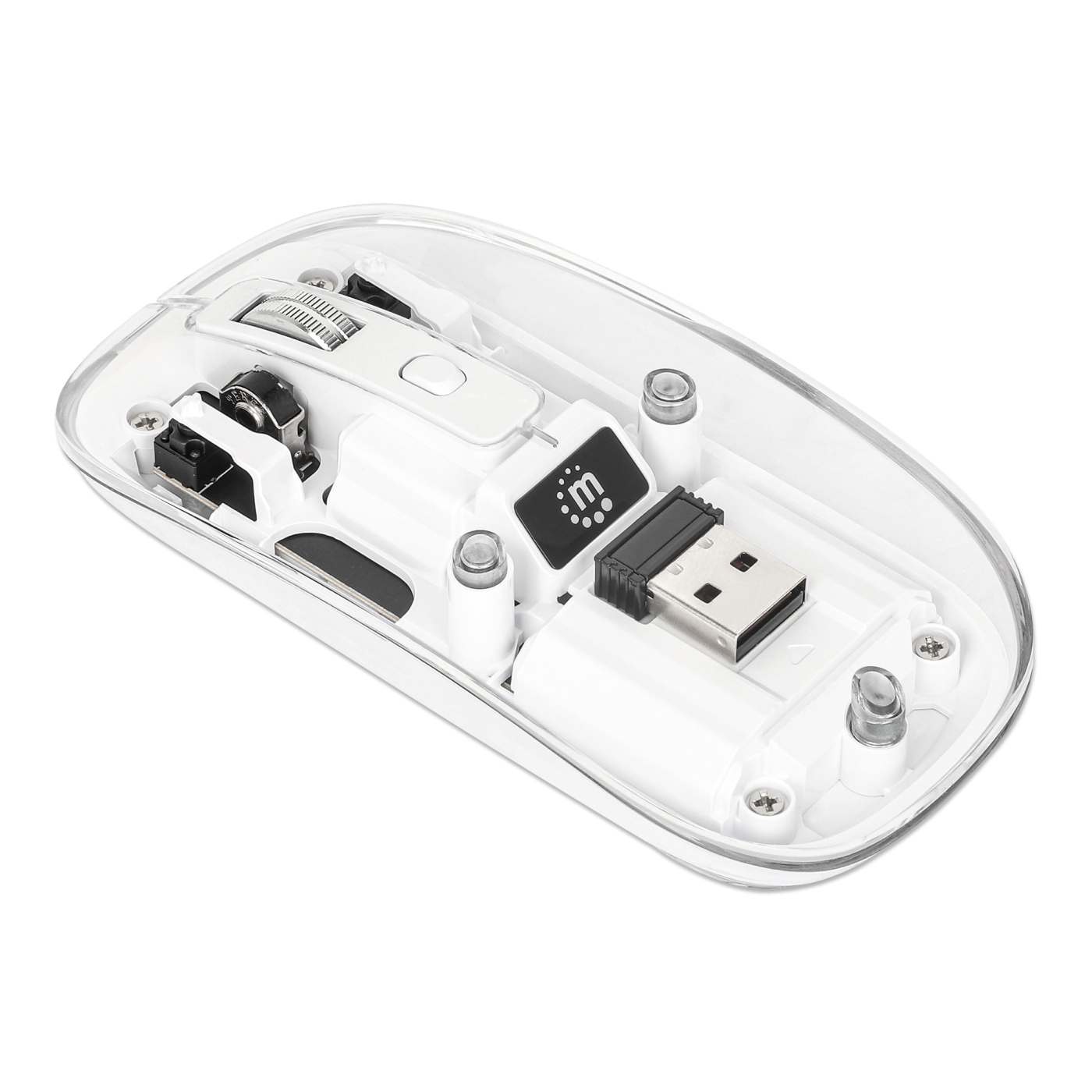 Transparente Wiederaufladbare Kabellose USB-Maus Image 6