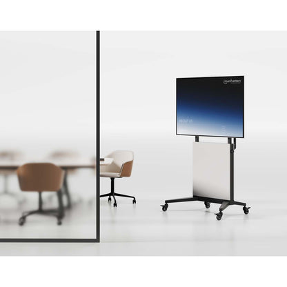 TV-Ständer auf Rollen, höhenverstellbar mit werkzeuglosem Lift&Lock-System, für 50 bis 100 Zoll Image 4