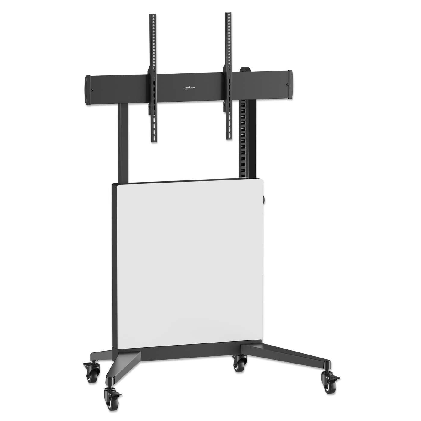 TV-Ständer auf Rollen, höhenverstellbar mit werkzeuglosem Lift&Lock-System, für 50 bis 100 Zoll Image 5