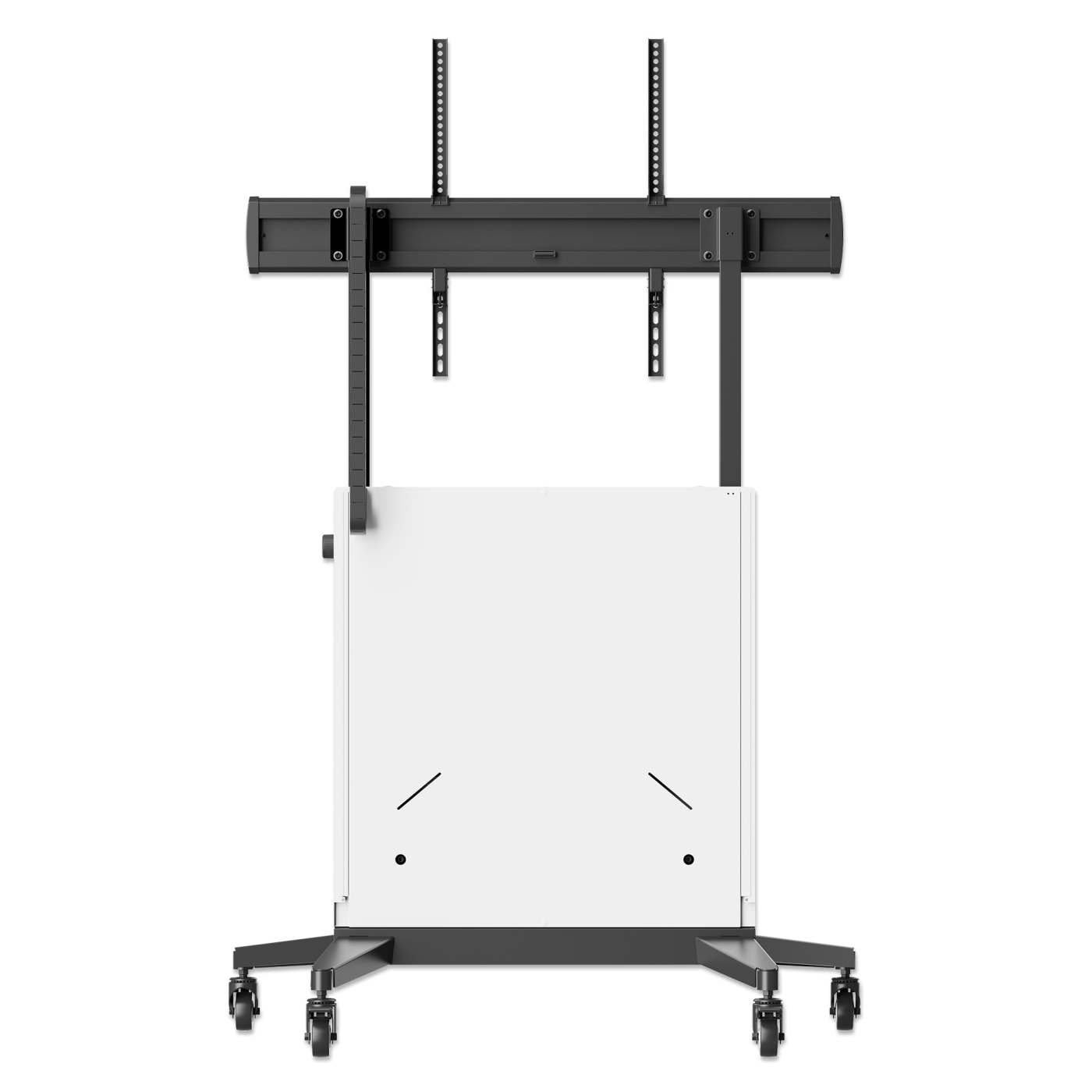 TV-Ständer auf Rollen, höhenverstellbar mit werkzeuglosem Lift&Lock-System, für 50 bis 100 Zoll Image 8