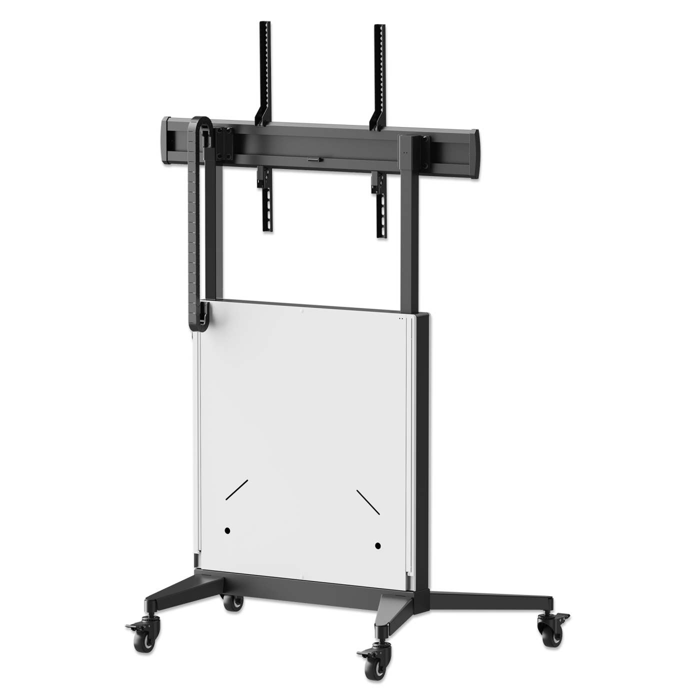 TV-Ständer auf Rollen, höhenverstellbar mit werkzeuglosem Lift&Lock-System, für 50 bis 100 Zoll Image 9