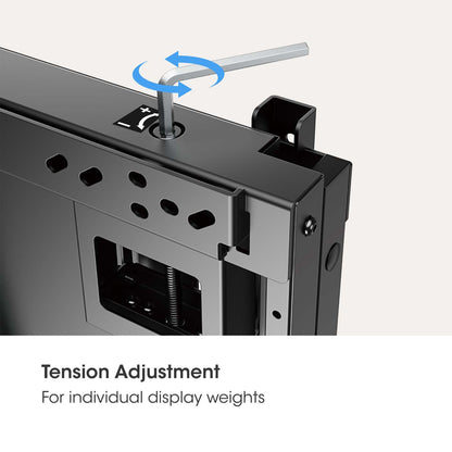 TV-Wandhalterung, höhenverstellbar mit werkzeuglosem Lift&Lock-System, für 55 bis 75 Zoll Image 12