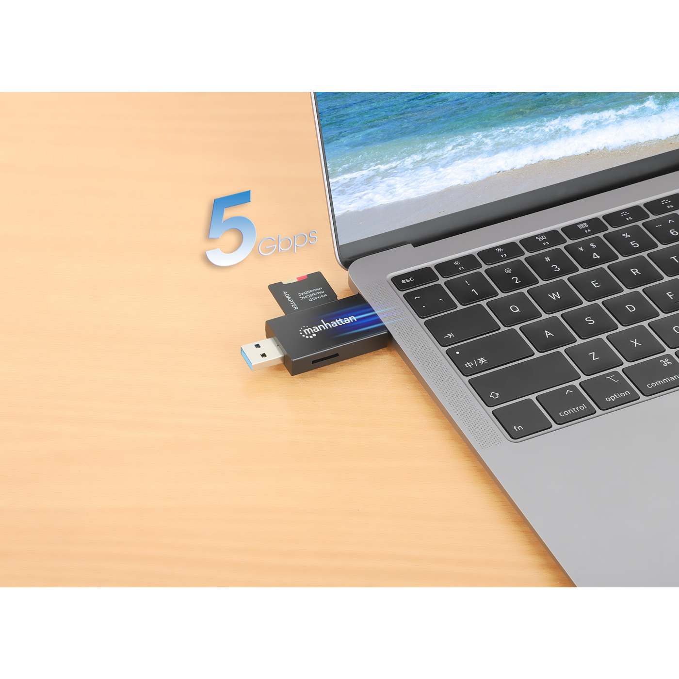 USB 3.0 Typ-C / Typ-A Kombo-Kartenlesegerät / Multi-Card Reader / Writer Image 3